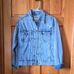 Old Navy Distressed Denim Jacket